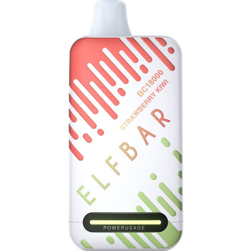 Электронная сигарета Ельф Бар BC 18000 затяжек Клубника Киви (Strawberry Kiwi)